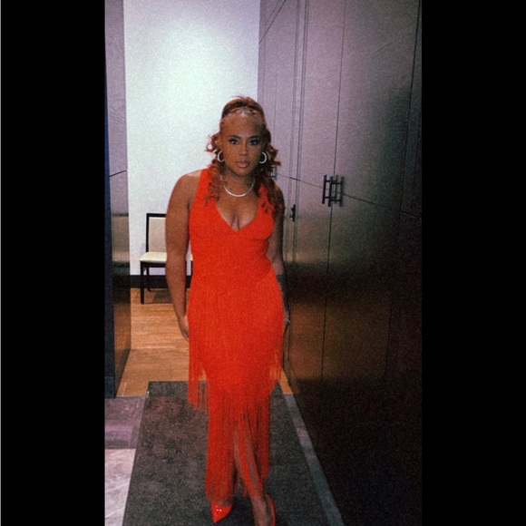 Red Bodycon Dress - Picture 4 of 4